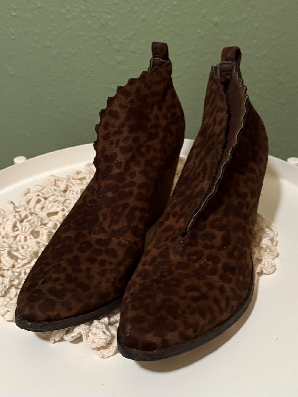 Brown Leopard Print Ankle Boots - Women's Coconuts by Matisse